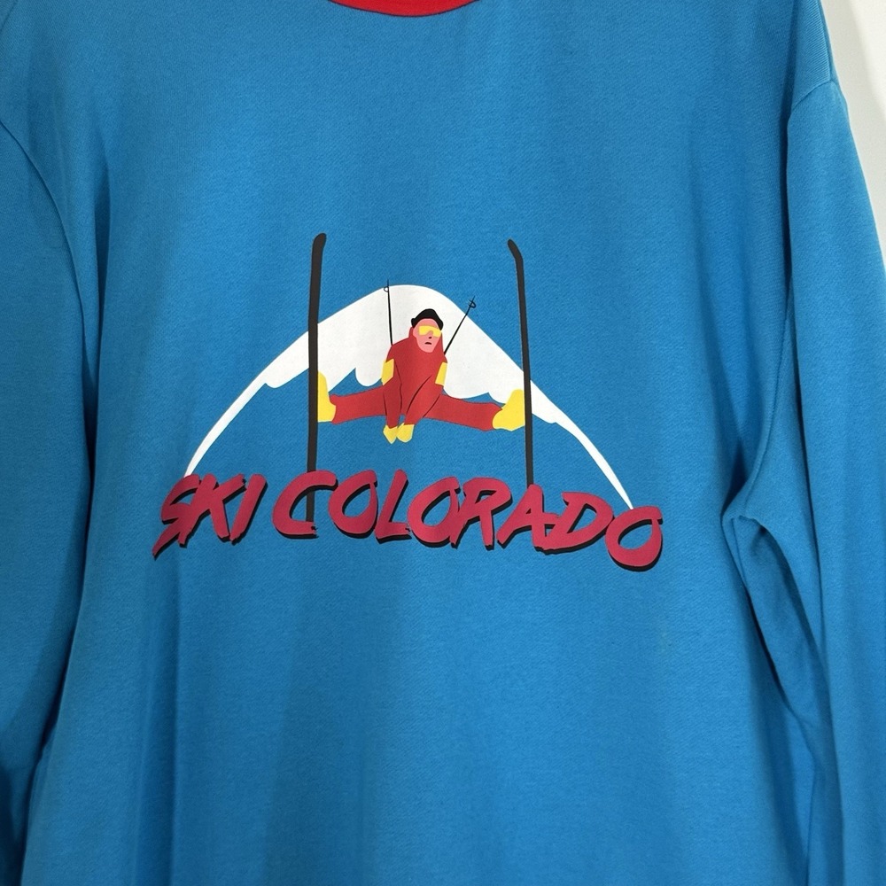Ski Colorado Bfresh Long Turtleneck Sweatshirt Denver CO XL - Picture 3 of 8